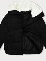 Dámska manšestrová bunda J Style Black (5M3230-392)