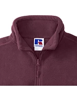 Fleecová mikina s 1/4 zipem 10. burgundy model 22474940 - Russell Athletic Fleecová mikina s 1/4 zipem 10. burgundy model 22474940 - Russell Athletic
