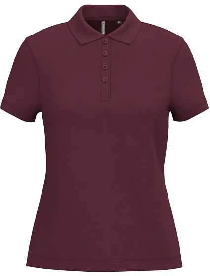 Kariban K 255 Dámske polo tričko z piké 20.K255 wine Kariban K 255 Dámske polo tričko z piké 20.K255 wine
