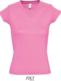 SOL'S Moon Dámské tričko s výstřihem do V model 22535325 orchid pink