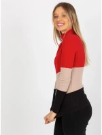 Dámska blúzka RV BZ 8465 1.08P čierna a červená - FPrice