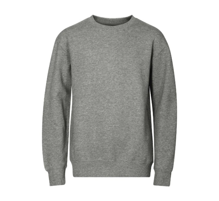 Crew mikina dětská tmavě šedý melír Crew mikina dětská tmavě šedý melír