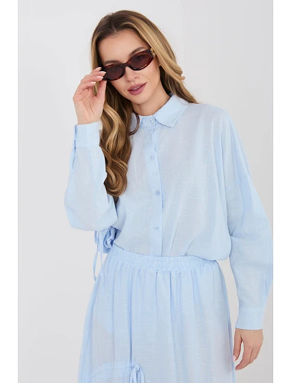 Košeľa s dlhým rukávom model 225513 Taliansko Moda Košeľa s dlhým rukávom model 225513 Taliansko Moda