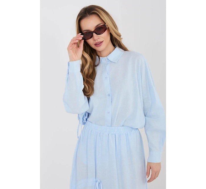 Košeľa s dlhým rukávom model 225513 Taliansko Moda Košeľa s dlhým rukávom model 225513 Taliansko Moda