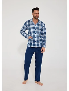 pyžamo model 22045469 dlouhé/r S2XL pánské s otevřenou přední částí - Cornette