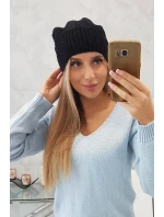 Dámska čiapka Ingrid K371 čierna Dámska čiapka Ingrid K371 čierna