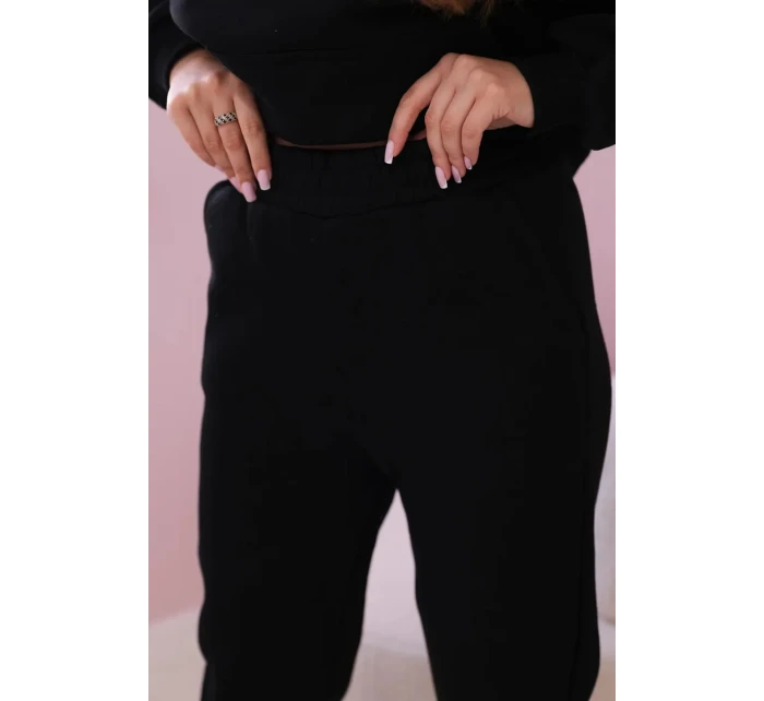 Bavlnená súprava s čiernou potlačou