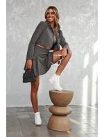 Wysokie Materiałowe Trampki Na Platformie Big Star LL274156 Białe