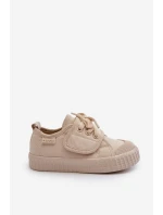 Dziecięce Trampki HI-POLY SYSTEM BIG STAR NN374017 Beżowe Dziecięce Trampki HI-POLY SYSTEM BIG STAR NN374017 Beżowe
