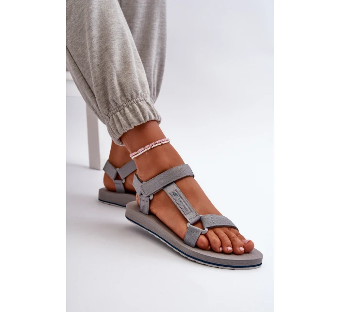 Damskie Sportowe Sandały 4FRSS24FSANF054-20S Szare