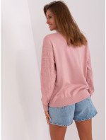 Sweter AT SW 2231A.99P jasny różowy