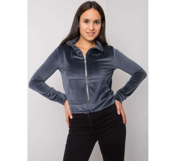 Mikina RV BL 7303.98P tmavo šedá