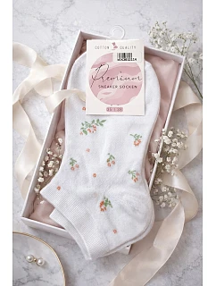 model 21120174 Dámské květinové boty 3542 - WiK