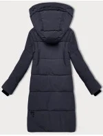 Tmavě modrá dámská zimní prošívaná bunda model 21248060 - LHD