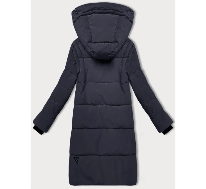 Tmavě modrá dámská zimní prošívaná bunda model 21248060 - LHD