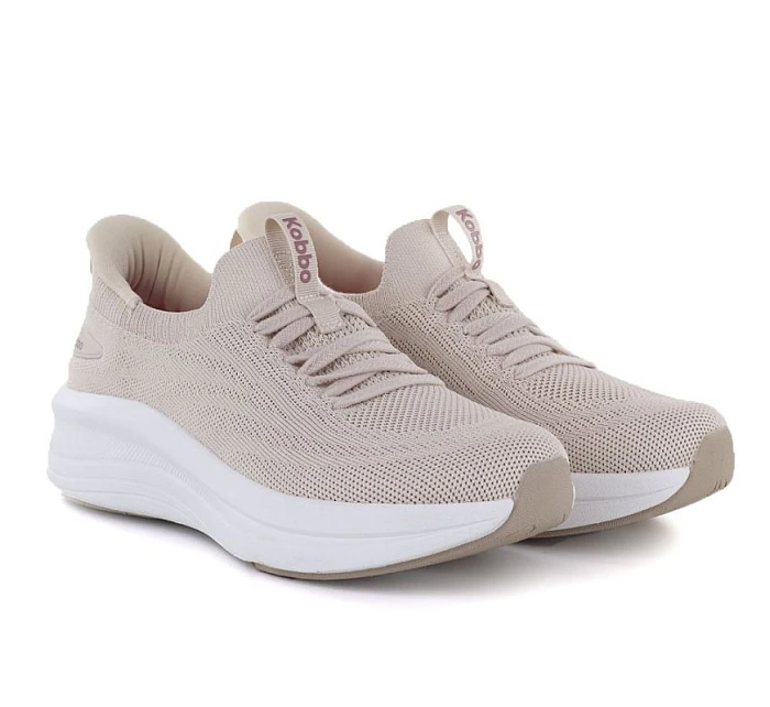 Dámska športová obuv na platforme beige Kobbo Vinceza 102421