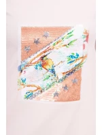 Šaty s 3D grafikou model 18744004 powder pink - K-Fashion