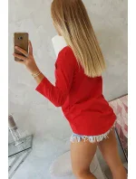 3D model 18744020 halenka se zirkony červená - K-Fashion 3D model 18744020 halenka se zirkony červená - K-Fashion