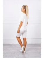 Súprava top+legíny ecru