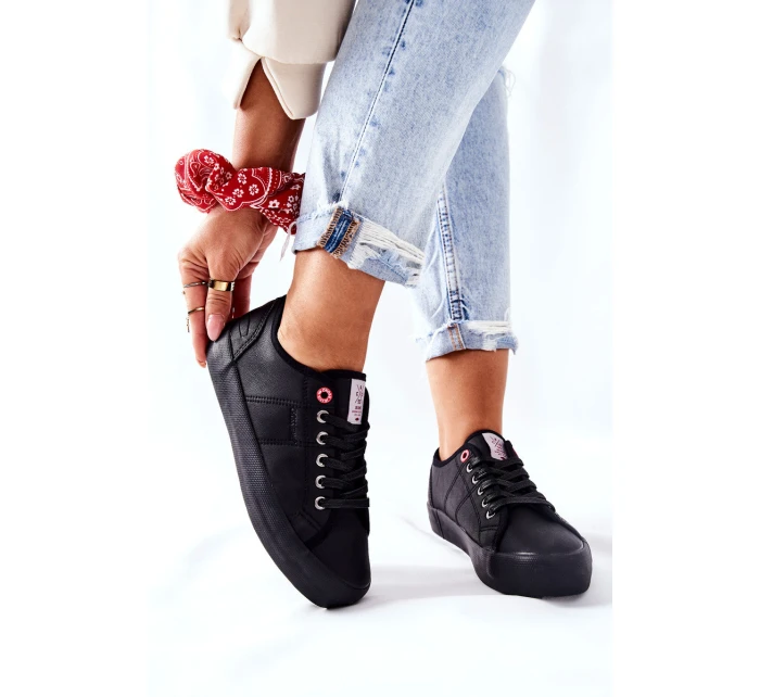 Damskie Trampki Cross Jeans II2R4003C Czarne Damskie Trampki Cross Jeans II2R4003C Czarne