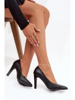 Eko kožené lodičky Sergio Leone 1446 Černé