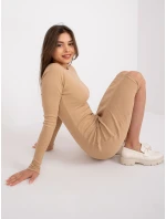 Šaty EM SK model 17195150 velbloud - FPrice Šaty EM SK model 17195150 velbloud - FPrice