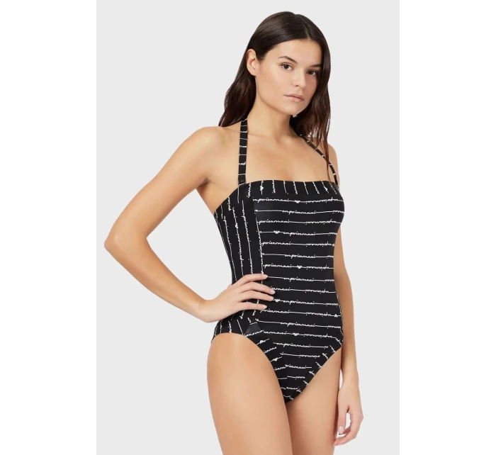 Dámske jednodielne plavky 262443 1P310 65820 čierna - Emporio Armani