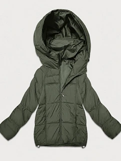 Prošívaná dámská přechodová bunda v barvě khaki model 22343680 - S'WEST