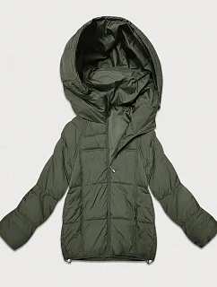 Prošívaná dámská přechodová bunda v barvě khaki model 22343680 - S'WEST