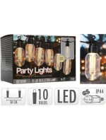 ZÁHRADNÉ GIRLANDY PARTY LIGHT 10 LED EDISON