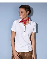 JN 715 Dámské piqué polo v  stylu  white model 22488652 - Daiber