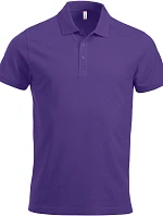 Clique Classic Lincoln S/S Pánske polo tričko z hrubej bavlny 67.8244 jasne fialové