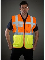 Yoko HVW 801 Hi-Vis multifunkčná vesta 79.W801 nebesky modrá Yoko HVW 801 Hi-Vis multifunkčná vesta 79.W801 nebesky modrá