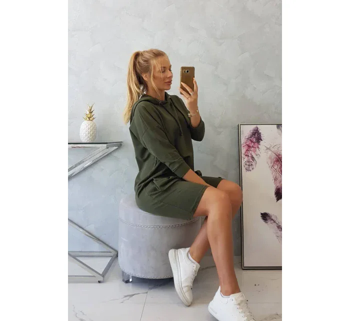 model 18748982 šaty s kapucí - K-Fashion