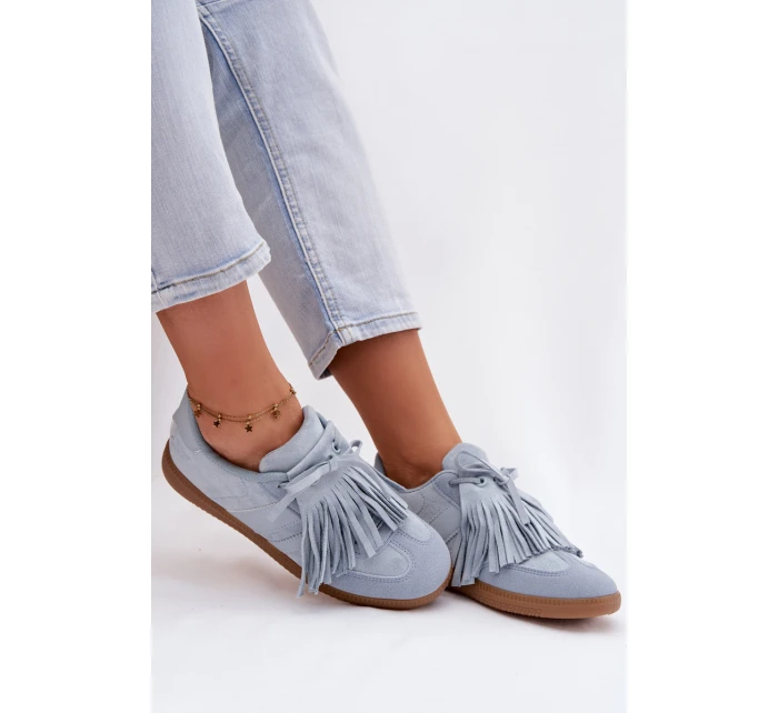 Dámské tenisky s třásněmi modré Dorivelle