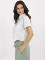 Koszula NM KS  biało zielony model 21057813 - FPrice