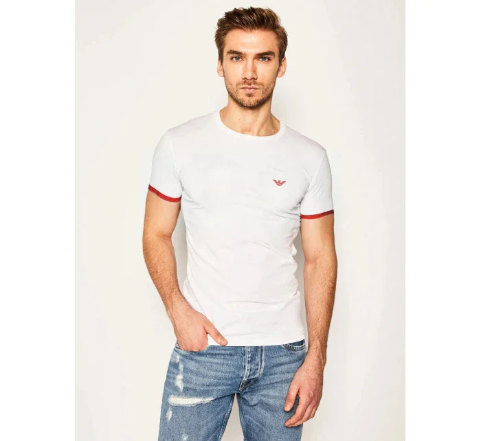 Pánské triko krátký rukáv   bílá  model 17280096 - Emporio Armani