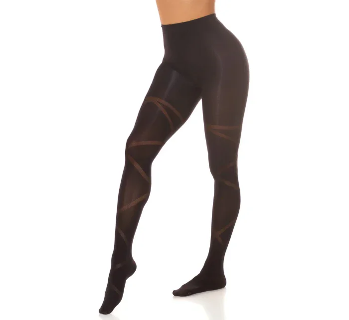 Dámske sexy pančuchy SH81837 Black - Koucla