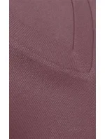 Dámske priliehavé rebrované šaty v špinavoružovej farbe (5579-35)