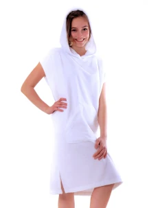 Dámske saunové pončo biele - Vestis