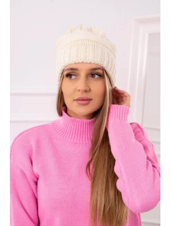 Dámska čiapka Elora K336 ecru