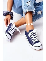 Dámské Klasické Tenisky Tmavě Modré model 21558092 - Boto Dámské Klasické Tenisky Tmavě Modré model 21558092 - Boto