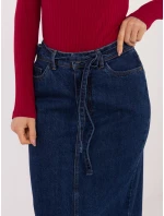 Sukňa D80030BI50248D300 námornícka modrá