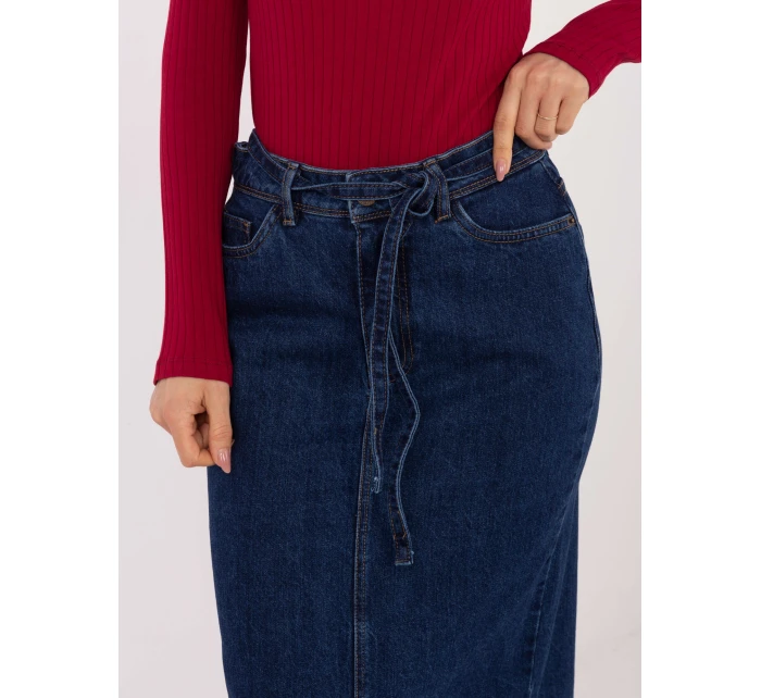 Sukňa D80030BI50248D300 námornícka modrá