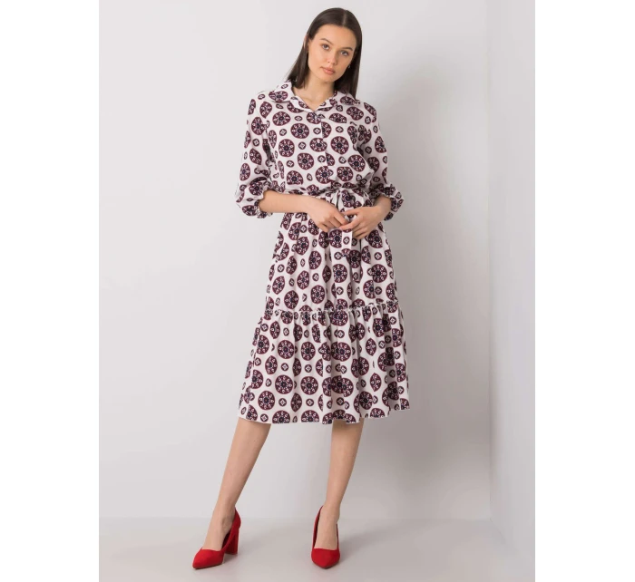 Šaty LK SK 508525.17 biele a červené Šaty LK SK 508525.17 biele a červené