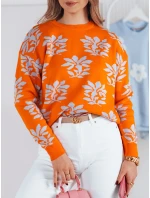SWEET BUNNY dámsky sveter oranžový FashionStreet MY2281
