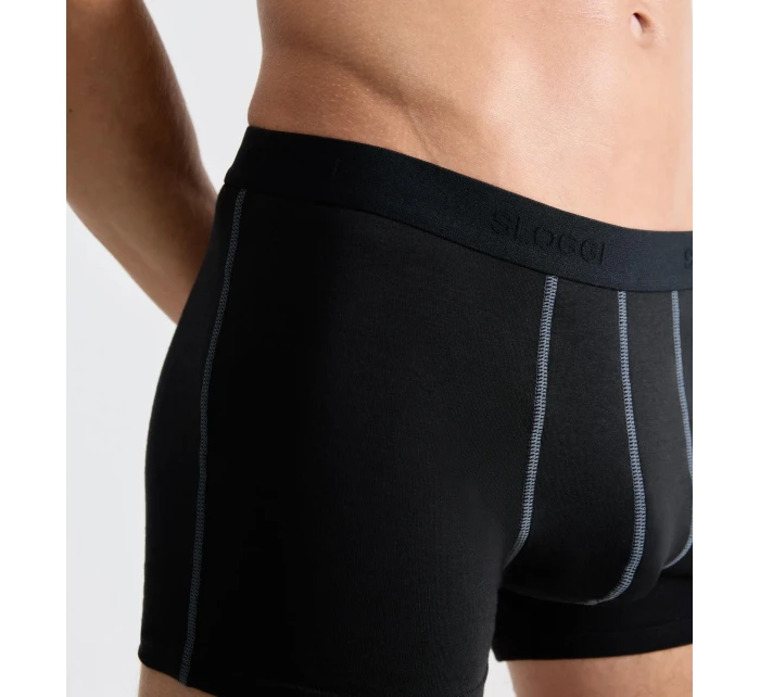 sloggi men 24/7 Short 2P - BLACK - SLOGGI BLACK - SLOGGI