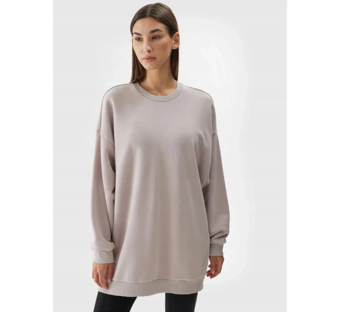 Dámska mikina bez podšívky s kapucňou 4F 4FAW23TSWSF0764-56S