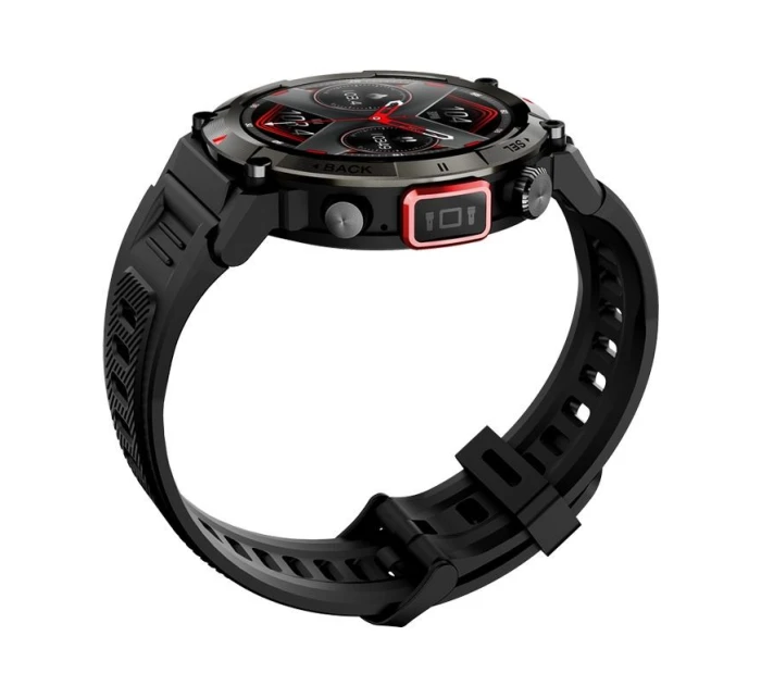 VELTORI VT140-1 Smartwatch Čierny silikónový remienok VELTORI VT140-1 Smartwatch Čierny silikónový remienok