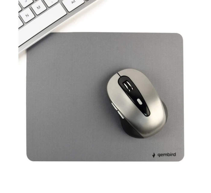 GEMBIRD MICRO GUMOVÁ PODLOŽKA POD MYŠ, SIVÁ, MP-S-G